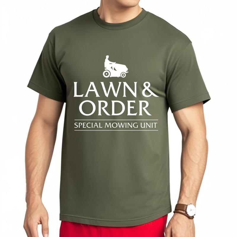 Oversized Summer For Her T Shirt Lawn And Order Special Mowing Unit Short Sleeve Workout O Neck Tee Shirt Male Workout Tshirt