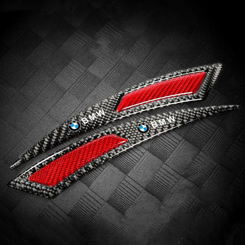 WCHT7 Car Wheel Eyebrow Strip Anti-collision Stickers Warning Reflector Decal For BMW X1 X2 X3 X4 X5 X6 X7 GT E53 E70 E71 F25 E84 M