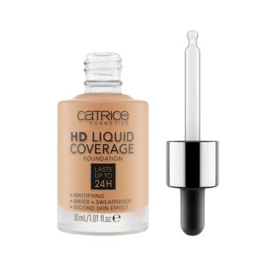 Hd Liquid Coverage Foundation Lasts Up Tp 24h 046 Camel Beige 30ml