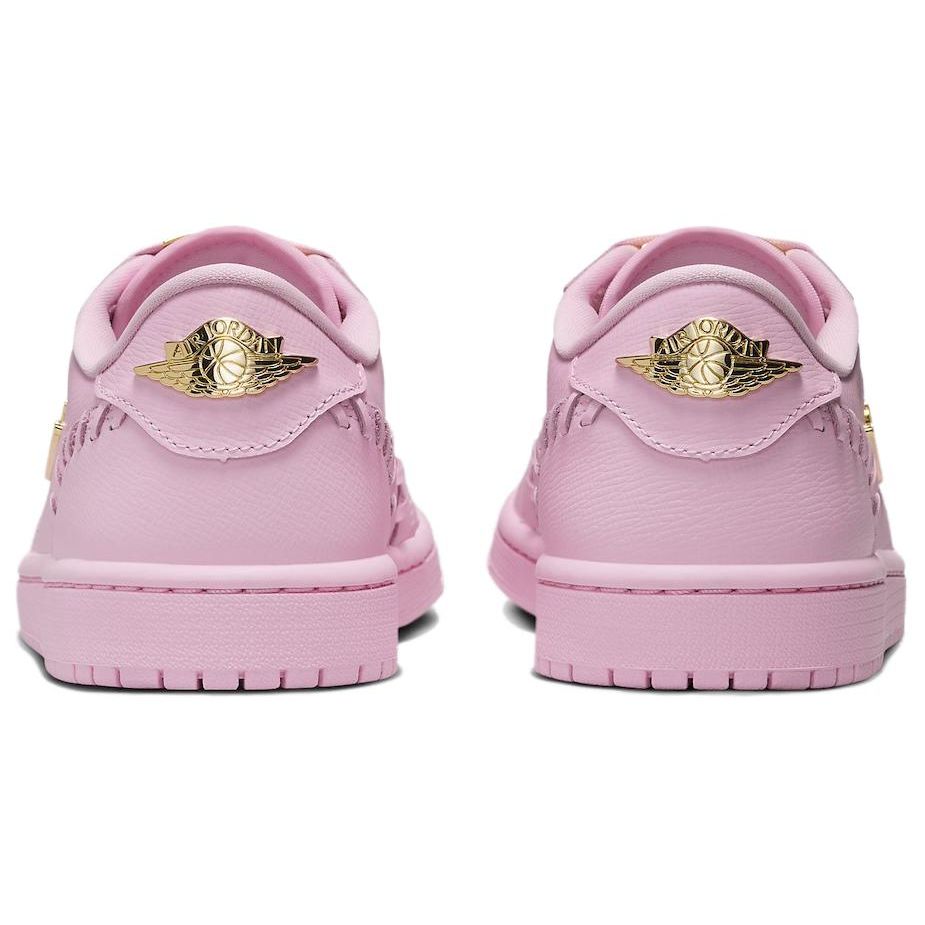 Air Jordan 1 Low Method of Make Perfect Pink Women Sneakers Sail Metallic-Gold FN5032-600