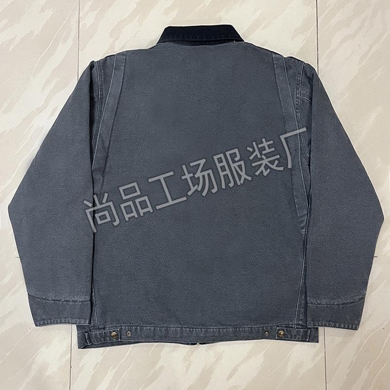 Correct Version Kaha T New J97 Men's Detroit Heavy Industry Washed Jacket - American Classic Style for Couples
