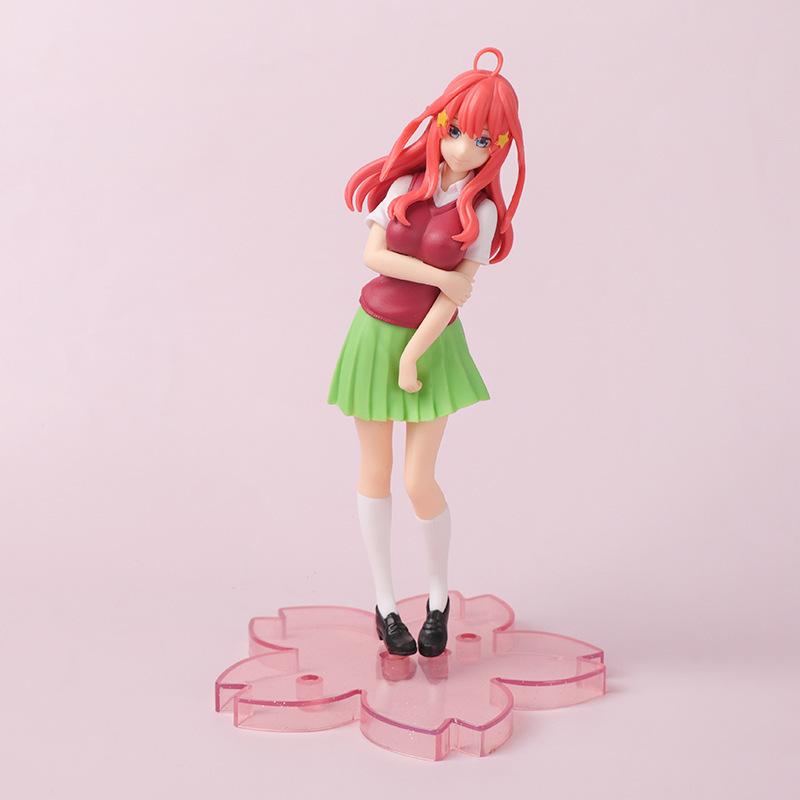 

17CM Anime Gotoubun no Hanayome Figure Nakano Ichika Nakano Nino Animation Model Toy Gift Collection Decoration Ornaments No box