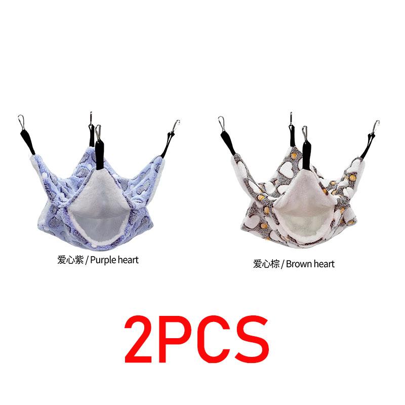 Hamster Hammock Rodent Hamster Bed Rats Accessories for Rat Hammock for Rats Hammock for Rodents Guinea Pig House CXW04