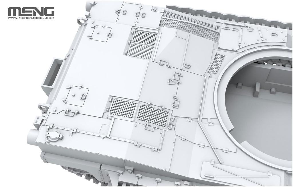 MENG Meng Model 1/72 US Main Battle Tank M1A2 SEP Abrams TUSK2 Plastic Model M72-003