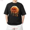 Basketball Drip T Shirt For Adult S 4XL Vintage Washed Graphic Casual Homme Stylish Slightly Versatile Unisex Designer Clothes