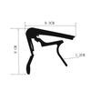 Guitar Capo for Acoustic and Electric Guitars Single Handed Capos Black