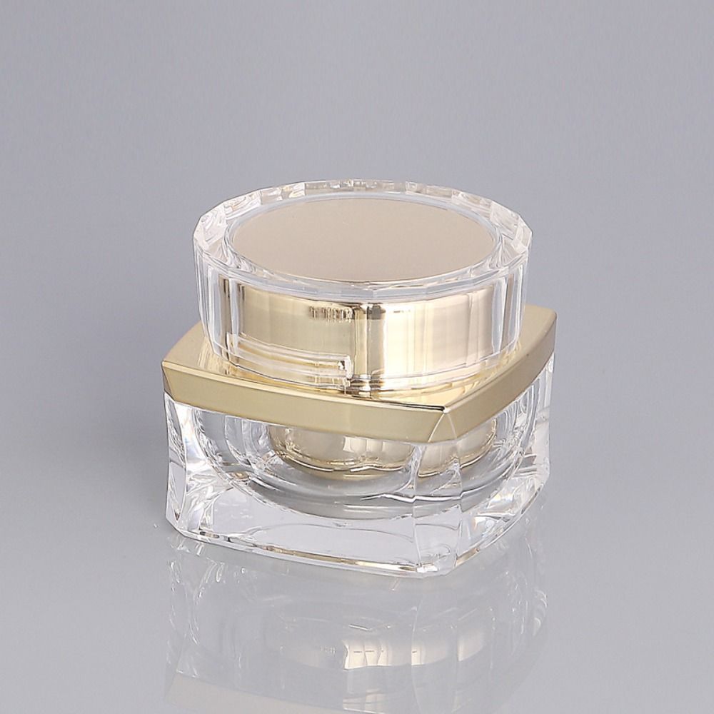 Gold Purple Lotion Vials Luxury Cream Packaging Bottle Face Cream Pots  Cosmetic Container