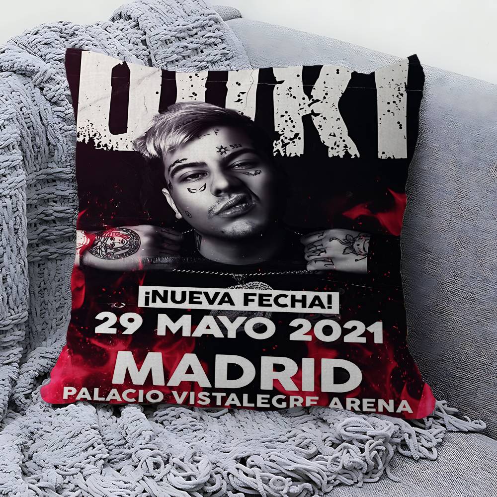 Rapper Duki Pillow Cover Design Cushion Cover Decor Holiday Decorati
