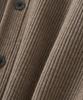 Blond9 Ribbed Collar Cardigan_Mocha