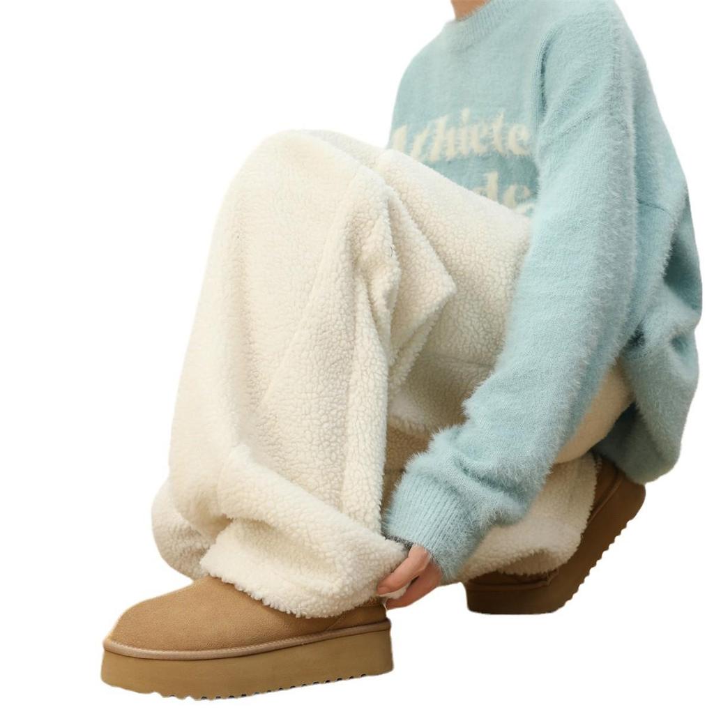 Lammwolle Scimitar Fleece-gefütterte Cargohose - Unisex Winter-Sweathose mit mehreren Taschen