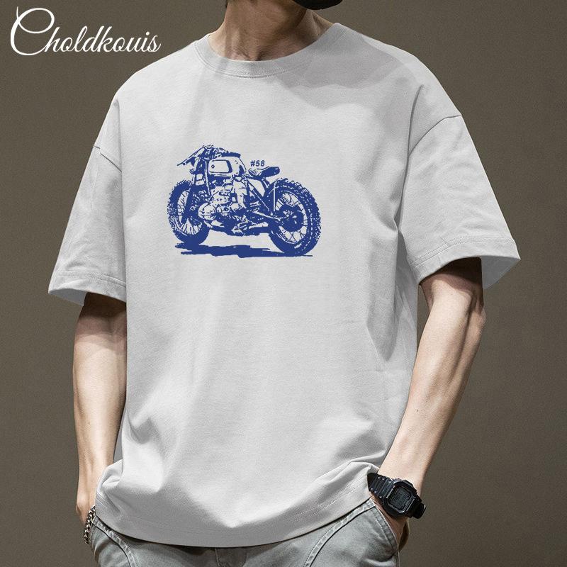 

Cotton Short Sleeve T Shirt Fashion All Match Breathable Summer Sport T-shirt Men Top S