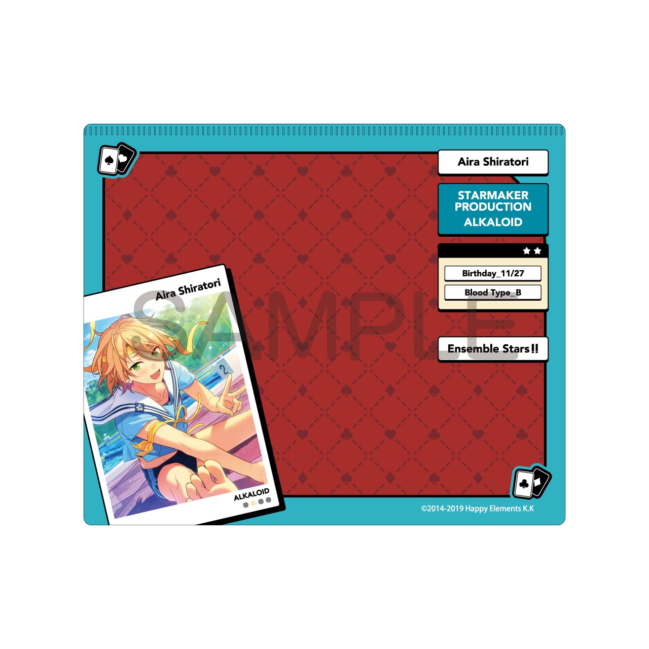 

Algernon Products Ensemble Stars!! DECOPAD Shiratori Aira Approx. H150 x W180mm PP