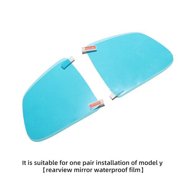 Set of 4 Wide-Angle Anti-Glare Rearview Mirrors for Tesla Model 3 & Y