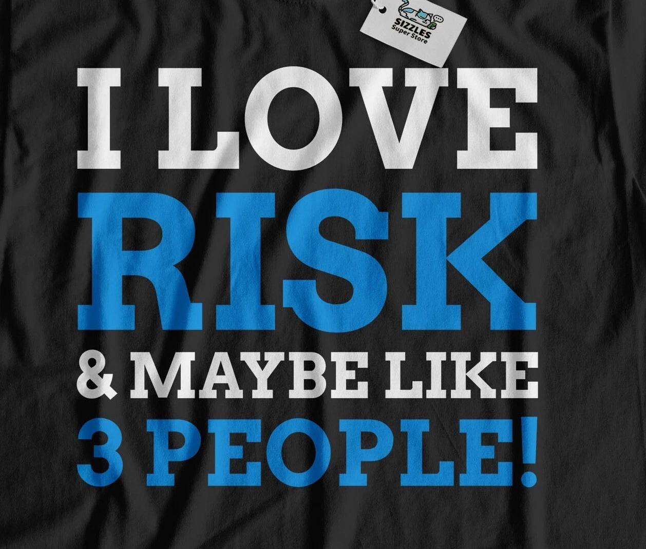 

Unisex Funny Risk T-Shirt Board Games Night Gifts S