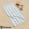 Cream Blue Line Soft Portable Travel Towel Unisex Ultra Lightweight Microfiber Oversized Sand Free Quick Dry Beach Towel