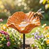 Harz Blume Gartenstab Bienen Tränke Hof Kunststab Outdoor Dekoration Bestäuber Wasserspender für Bienen Schmetterlinge Weg Blumenbeet Dekoration