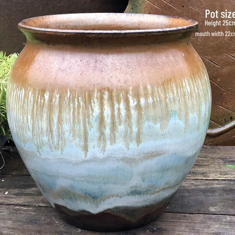 Extra Large Ceramic Succulent & Flower Pot for Trees and Plants