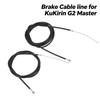 Front Rear Wheel Electric Scooter Brake Cable Wear-Resistant Anti-Rust Brake Line Wire Fit Most E-Scooter Repair Accessories