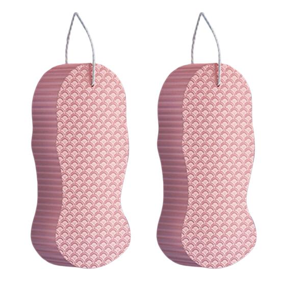 1/2/4Pcs Body Scrubber with Lanyard Design 3D Ultra Soft Exfoliating Bath Sponge Adult Bath Scrubbing Tool