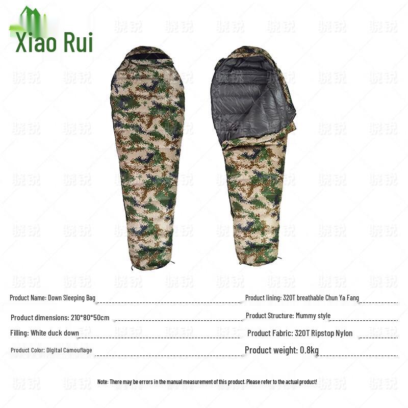 Xiaorui Down Mummy Sleeping Bag