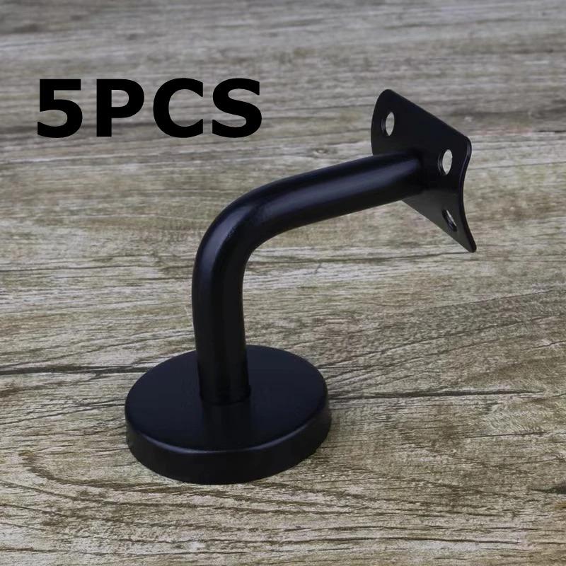 5 Stück/Set 60*60 mm Schwarz/Weiß Winkel Edelstahl Treppengeländer Wandmontage Winkel Halterungen Geländerhalterung Geländer