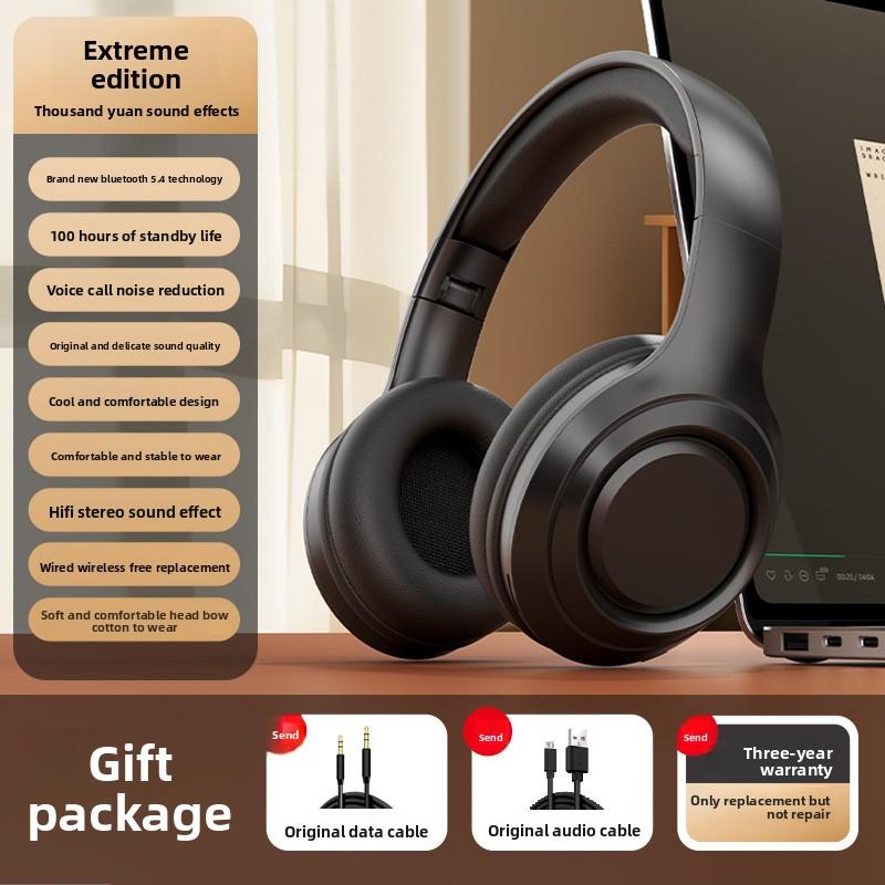 

Wireless Bluetooth Headset, Head-mounted Pluggable Card, Noise Reduction, E-sports Long Battery Life, Mobile Phone, Computer Universal Headset