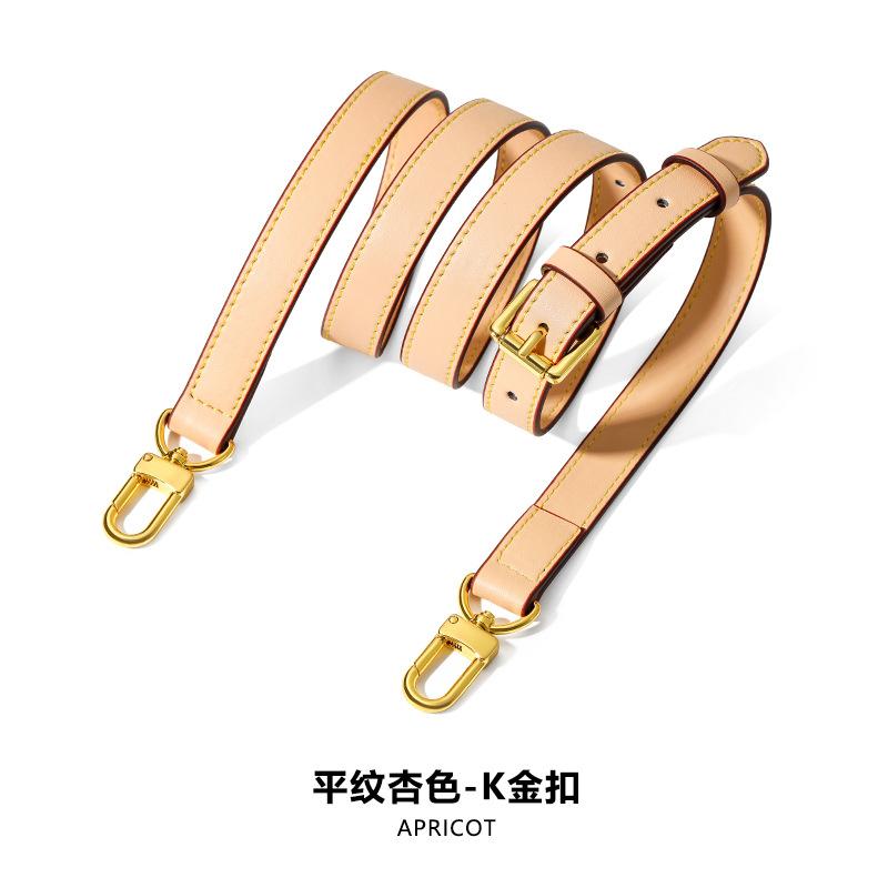New Plain‑Textured Leather Wide Bag Strap Adjustable Replacement Shoulder Crossbody Belt Detachable Single Purchase Handbag Accessory
