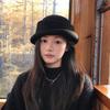 Beret Woolen Rolled Edge Cap Vintage Looking Woolen Formal Hat British Top Hat  Fashion Show