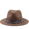 Summer Outdoor Vacation Straw Hat Beach Shade Grassland Travel Retro Cowboy Hat Women's Style Wide Brim New