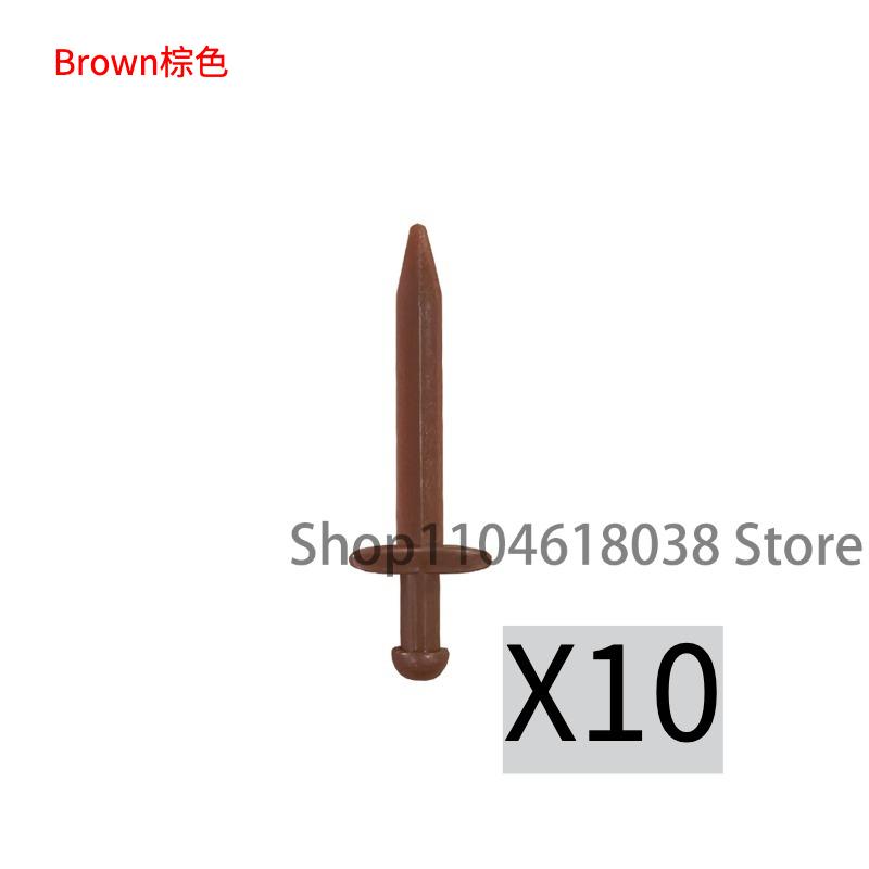 Mittelalterliche Soldaten Figur Bausteine Waffen Zubehör Bogen Speer Armbrust Axt Helm Schulterpanzer Stein Geschenk Spielzeug DIY A32