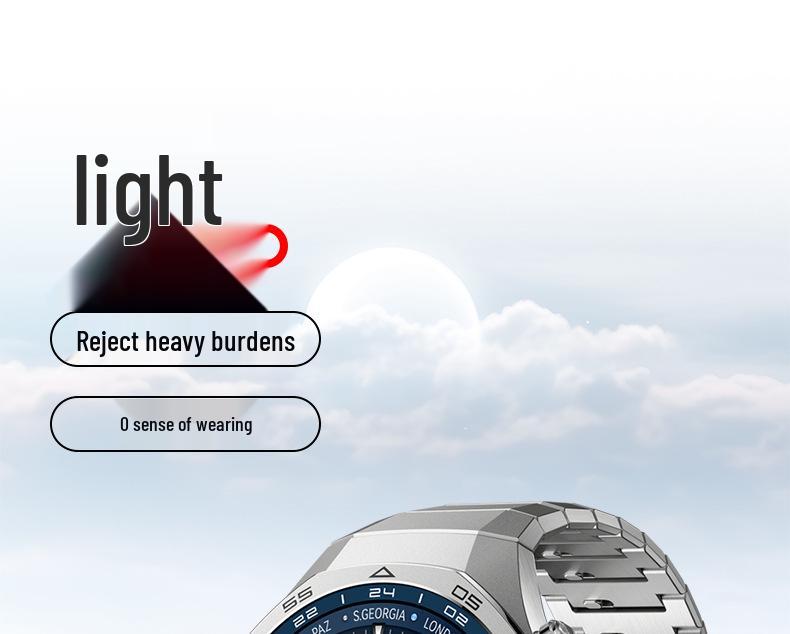 Titanium Alloy Strap for Huawei GT5/Pro GT4/Watch5/4/6 - Business Style Watch Band