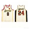 New Basketball Jersey No.8&24  Summer Men's Sleeveless T-shirt Breathable Men's T-shirt and Tank Tops Quick-dry Clothes for Man