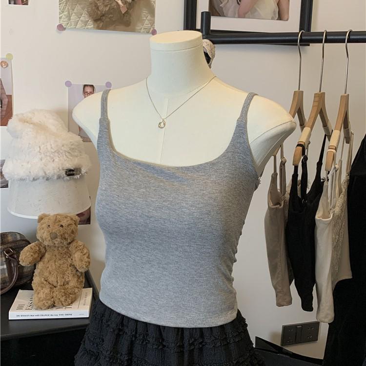 Lace Patchwork Open-Back Camisole - Sexy Slim Fit Vest for Women