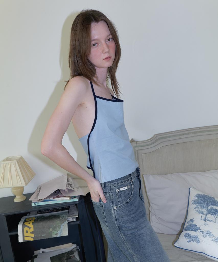 Aente Vintage Washed Wide Denim