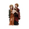Holy Family Figurines Catholic Holy Family with Child Jesuses Standing Statues Religious Gift Christian Home Decors