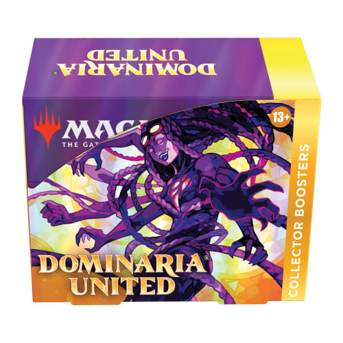 Magic: The Gathering Dominaria Unite Collector Booster (English Version) with 2 History Promo Cards (Box of 12 Packs) MTG Trading Card Wizards of the