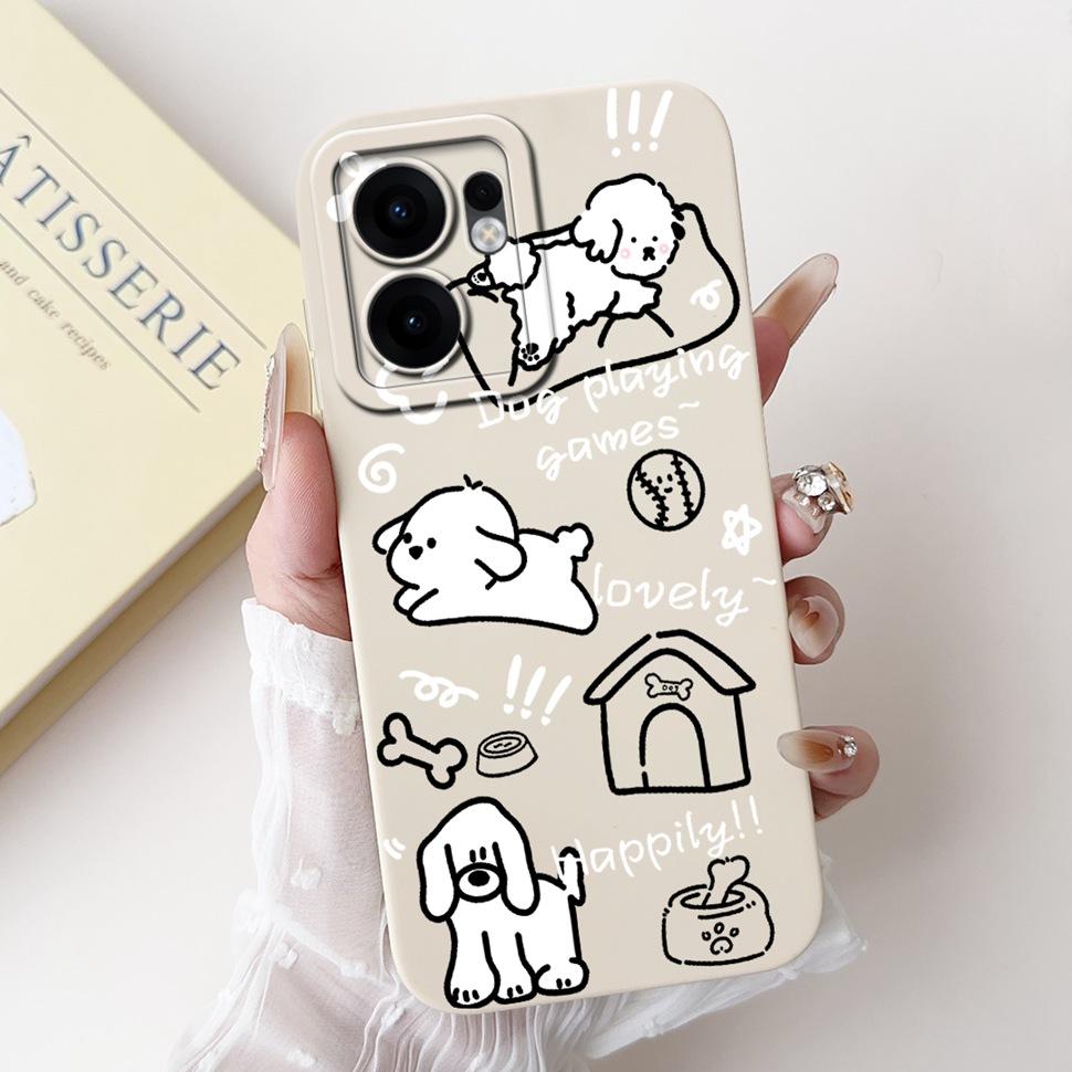 For Oppo Reno13 F Case Cute Rabbit Panda Soft Silicone Phone Cover For Oppo Reno 13 Reno13 Pro 13F Reno13F 5G Fundas Capa Shell