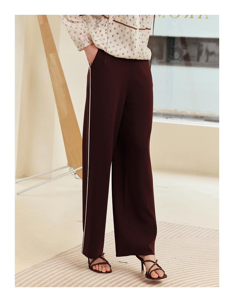 JZ Jiuzi Women's Summer Collection Simple and Comfortable Glutinous Rice Set Pants