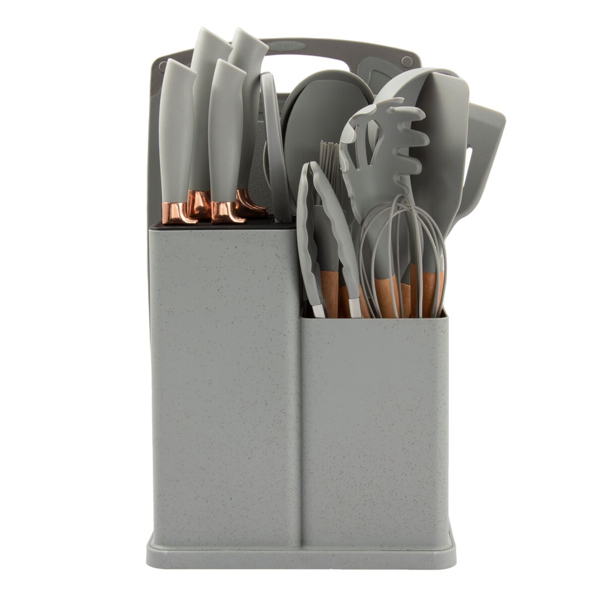 19 Pcs High Quality Food Grade Silicone Accessories With Storage Bucket Kitchen Utensils Set