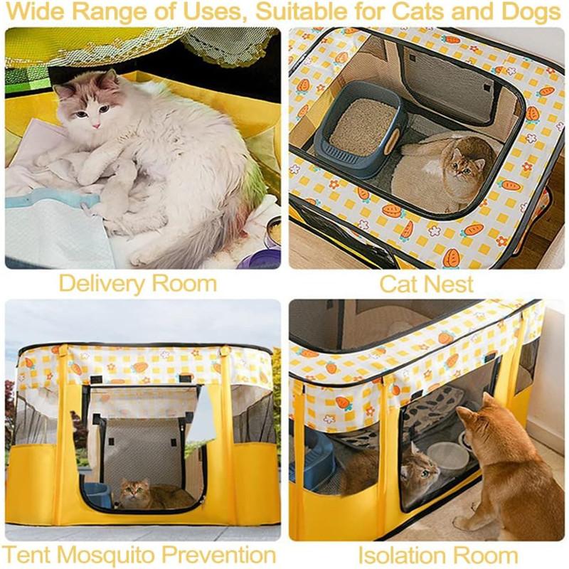 Kitten Lounger Cushion Cat House Sweet Cat Bed Basket Cozy Tent Folding Tent for Puppies and Kittens In Delivery Room Cat House