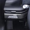 For Genesis G80 RG3 2025 LHD Carbon Fiber Car Interior ABS Headlight Adjustment Button Cover Trim Accessories