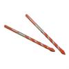 Foret pour Porcelaine Verre 6mm Brique Béton Kit Haute Qualité Orange Tige Spirale Précise Outil Carrelage