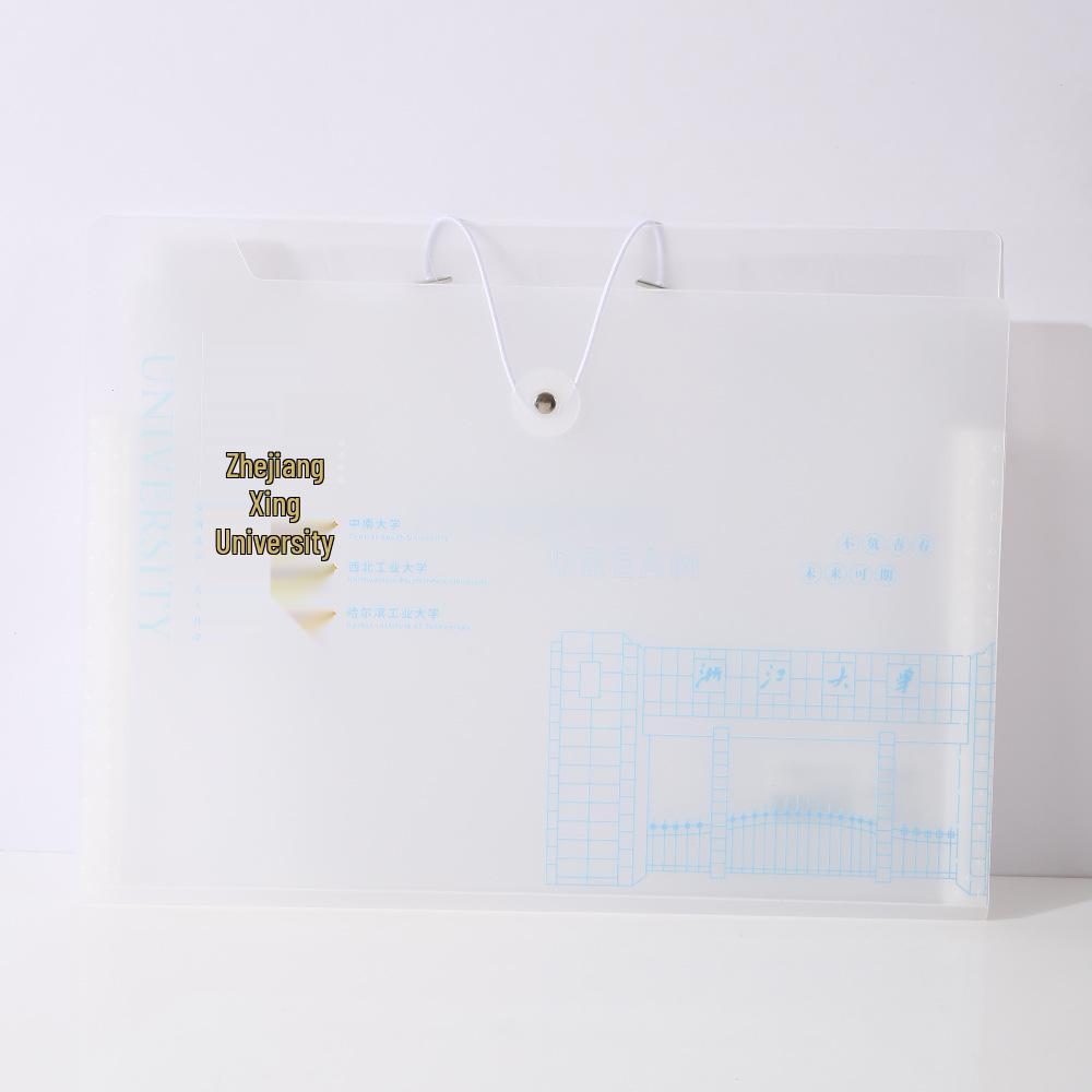 A4 vícevrstvá průhledná složka na dokumenty - Inspirativní harmoniková taška pro studenty a kancelářské ukládání