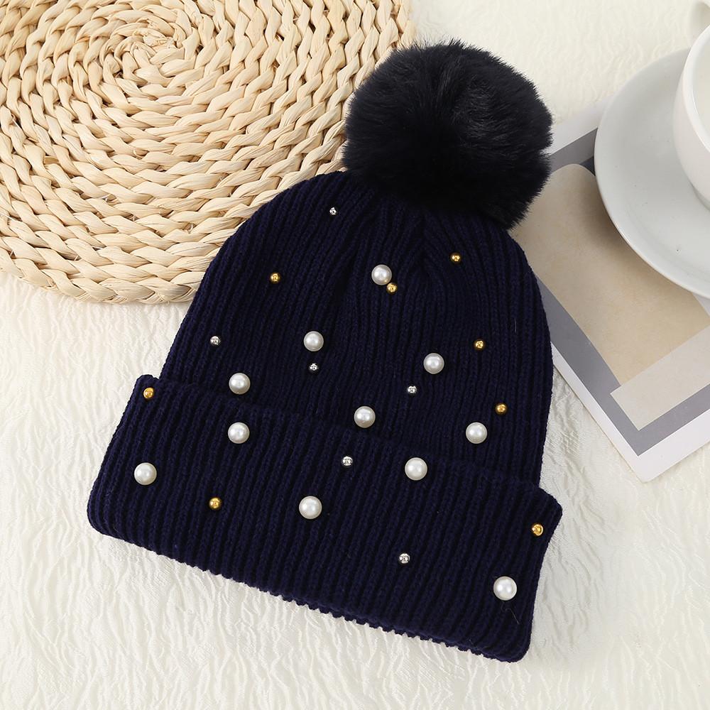 Knitted Hat For Women With Thick Warmth And Windproof Function For Winter Outdoor Use