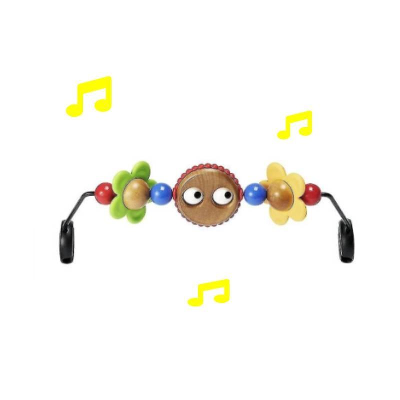 

Rocking Chair Baby Sleep Aid Music Toy With Flower Design For Comfort Daily Use