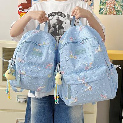 Niche High Value Japanese Versatile Girl Schoolbag Large Capacity Junior High School College Students Backpack