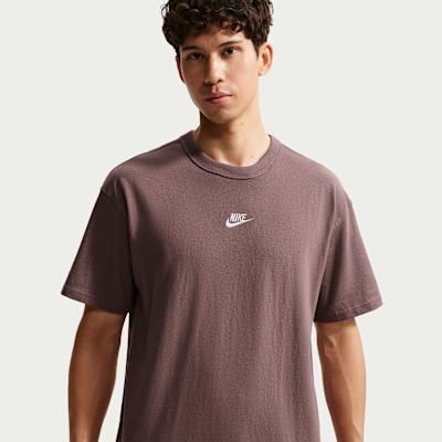 Nike Sportswear T Shirts Men s Totem Black Purple Crew Neck Moderate XS