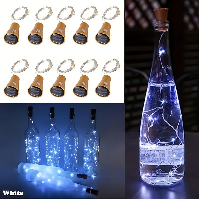 

10pc Solar Bottle Cork Light Bottle Light Cork Solar Fairy Light String 20 LED Bottle Lamp for Christmas DIY Party Wedding Decor
