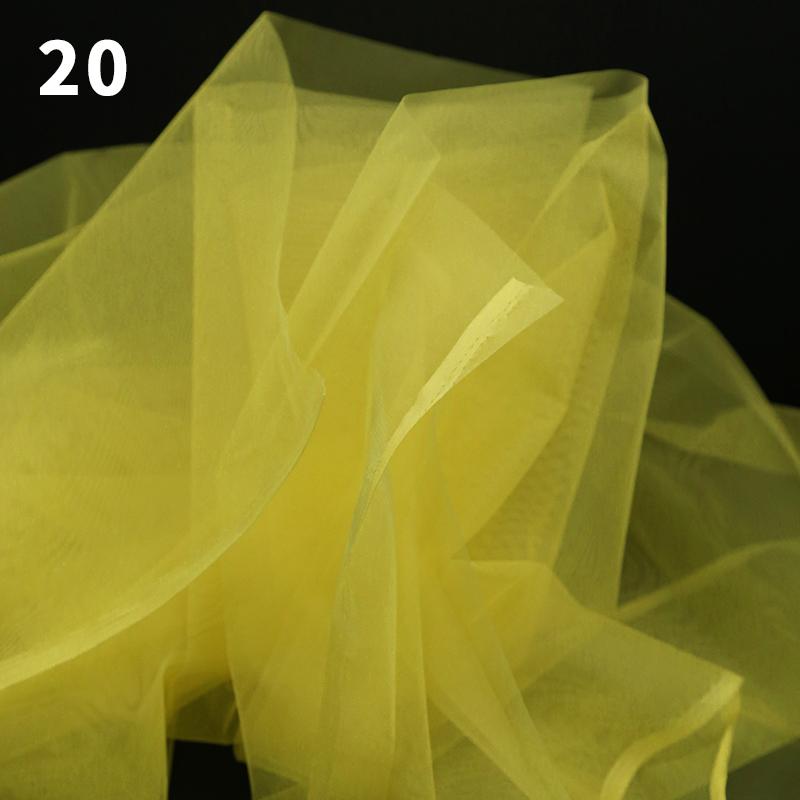 100x160cm Hard Tulle Mesh Fabric for DIY Wedding Dress Skirt Yarn Cloth Decoration Fabric by Per Meter Polyester Stiff Mesh New