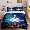 Bright Glowing Star Pattern. Bedding Sets Duvet Cover Sets Duvet Covers Pillowcases(1 * Duvet Cover 2 * Pillowcases Without Duvet Insert)